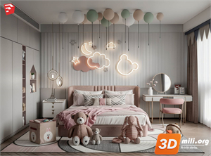 Children Room Scenes Skp FIles 